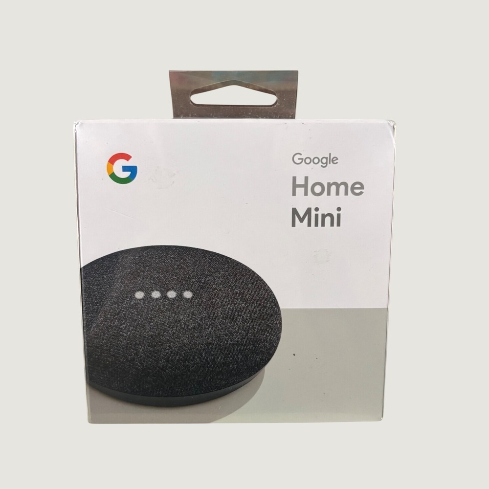 Google Home Mini Smart Speaker Charcoal GA00216-US 1st Gen New Sealed
